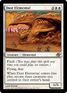 【Foil】《塵の精霊/Dust Elemental》[PLC] 白R