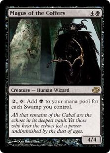 【Foil】《貴重品室の大魔術師/Magus of the Coffers》[PLC] 黒R