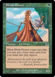 Foil】《エルフの開拓者/Elvish Pioneer》[ONS] 緑C | 日本最大級 MTG 