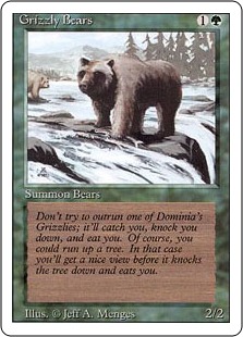 《灰色熊/Grizzly Bears》[3ED] 緑C