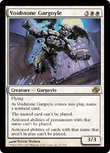 《虚空石のガーゴイル/Voidstone Gargoyle》[PLC] 白R