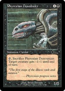 【Foil】《ファイレクシアの告発者/Phyrexian Denouncer》[ULG] 黒C