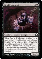 【Foil】《朽ちゆくサイクロプス/Putrid Cyclops》[FUT] 黒C