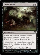 【Foil】《危険な墓/Grave Peril》[FUT] 黒C