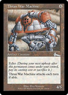 《スランの戦争機械/Thran War Machine》[ULG] 茶U