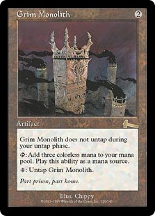 厳かなモノリス/Grim Monolith》[ULG] 茶R | 日本最大級 MTG通販サイト