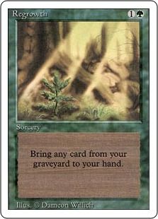 新たな芽吹き/Regrowth》[3ED] 緑U | 日本最大級 MTG通販サイト 