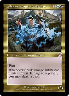 ■旧枠■《影魔道士の浸透者/Shadowmage Infiltrator》[TSB] 金R