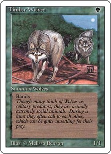 《森林狼/Timber Wolves》[3ED] 緑R