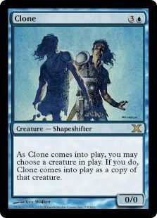 【Foil】《クローン/Clone》[10ED] 青R