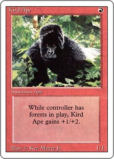 《密林の猿人/Kird Ape》[3ED] 赤C