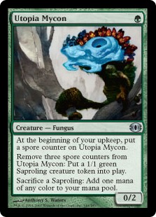 【Foil】《ユートピアの菌類/Utopia Mycon》[FUT] 緑U
