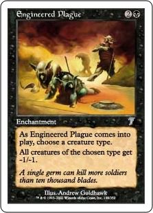 仕組まれた疫病/Engineered Plague》[7ED] 黒U | 日本最大級 MTG通販 