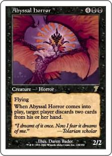 Foil】《深淵の怪物/Abyssal Horror》[7ED] 黒R | 日本最大級 MTG通販 