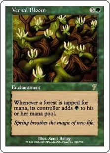 Foil】《花盛りの春/Vernal Bloom》[7ED] 緑R | 日本最大級 MTG通販 