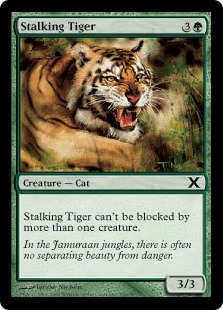《忍び寄る虎/Stalking Tiger》[10ED] 緑C