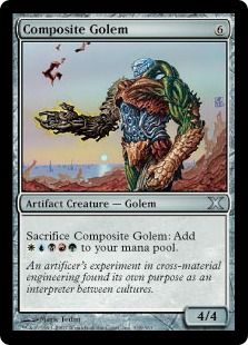 【Foil】《合成ゴーレム/Composite Golem》[10ED] 茶U