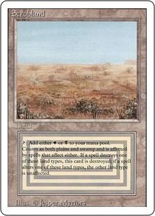 《Scrubland》[3ED] 土地R