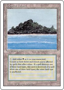 MTG Tropical Islandマジック