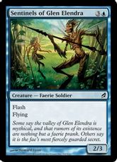 【Foil】《エレンドラ谷の衛兵/Sentinels of Glen Elendra》[LRW] 青C