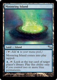 【Foil】《月の輪の島/Moonring Island》[SHM] 土地U
