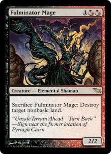 大爆発の魔道士/Fulminator Mage》[UMA] 金R | 日本最大級 MTG通販 