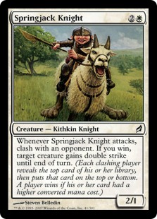 《スプリングジャックの騎士/Springjack Knight》[LRW] 白C