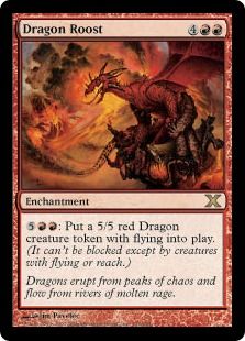 《ドラゴンの休息地/Dragon Roost》[10ED] 赤R