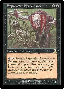 《ネクロマンサーの弟子/Apprentice Necromancer》[UDS] 黒R