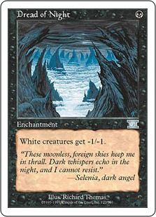 《夜の戦慄/Dread of Night》[6ED] 黒U
