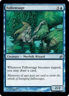 【Foil】《休賢者/Fallowsage》[LRW] 青U