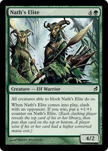 《ナースの精鋭/Nath's Elite》[LRW] 緑C