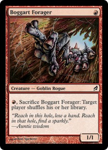 【Foil】《ボガートの食料隊/Boggart Forager》[LRW] 赤C