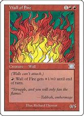 《炎の壁/Wall of Fire》[6ED] 赤U