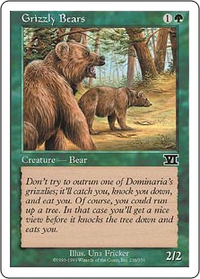 《灰色熊/Grizzly Bears》[6ED] 緑C