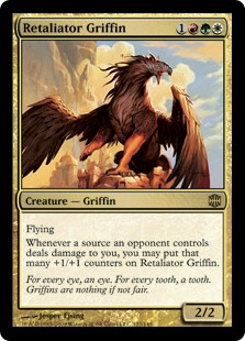 《報復するグリフィン/Retaliator Griffin》[ARB] 金R