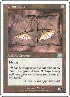 《羽ばたき飛行機械/Ornithopter》[6ED] 茶U