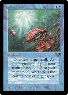 マナ吸収/Mana Drain》[LEG] 青U | 日本最大級 MTG通販サイト「晴れる屋」