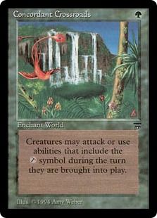 調和の中心/Concordant Crossroads》[LEG] 緑R | 日本最大級 MTG通販 