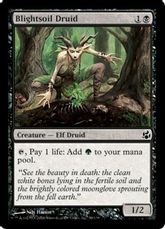 【Foil】《病み土のドルイド/Blightsoil Druid》[MOR] 黒C