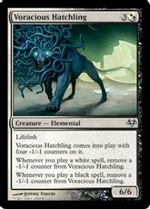 【Foil】《大食の雛/Voracious Hatchling》[EVE] 金U