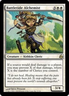 【Foil】《戦波の錬金術師/Battletide Alchemist》[MOR] 白R