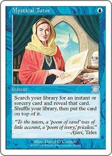 《神秘の教示者/Mystical Tutor》[6ED] 青U