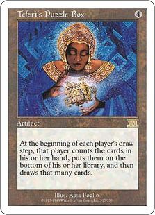 《テフェリーの細工箱/Teferi's Puzzle Box》[6ED] 茶R