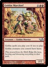 《ゴブリンの戦長/Goblin Warchief》[EVG] 赤U