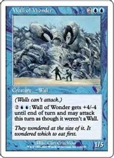 【Foil】《驚きの壁/Wall of Wonder》[7ED] 青R