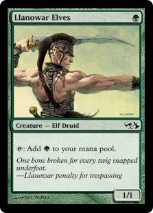 《ラノワールのエルフ/Llanowar Elves》[EVG] 緑C