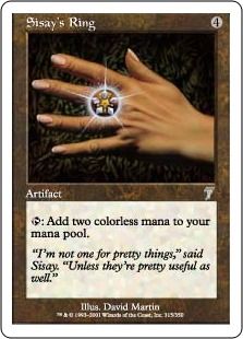 《シッセイの指輪/Sisay's Ring》[7ED] 茶U