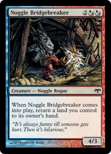 【Foil】《ノッグルの橋壊し/Noggle Bridgebreaker》[EVE] 金C