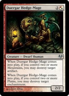 《デュルガーの垣魔道士/Duergar Hedge-Mage》[EVE] 金U